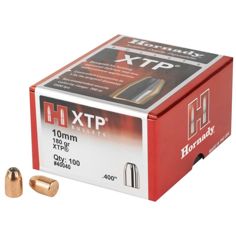 Hornady, XTP, 10MM, 100 Count, 180 Grain