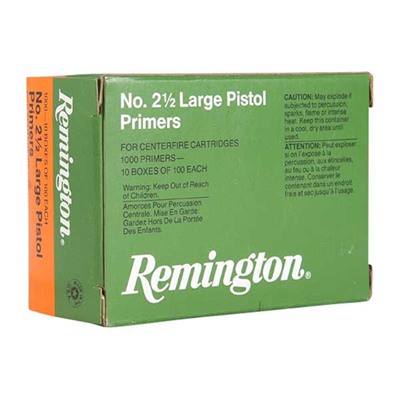 Remington Large Pistol Primers #2-1/2 box of 1000