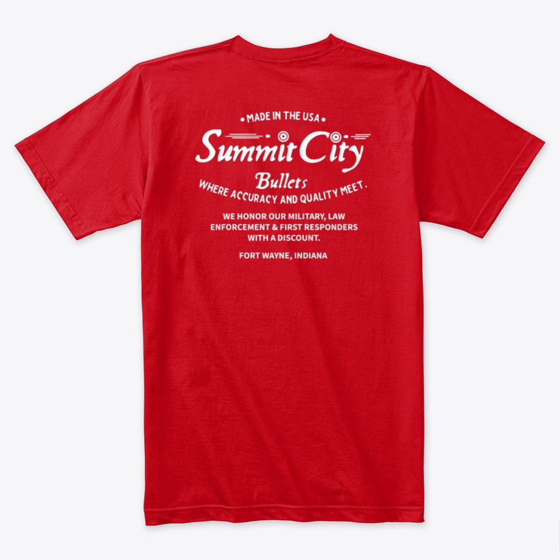 Summit City Bullets Short Sleeves T-shirt Cardinal Red